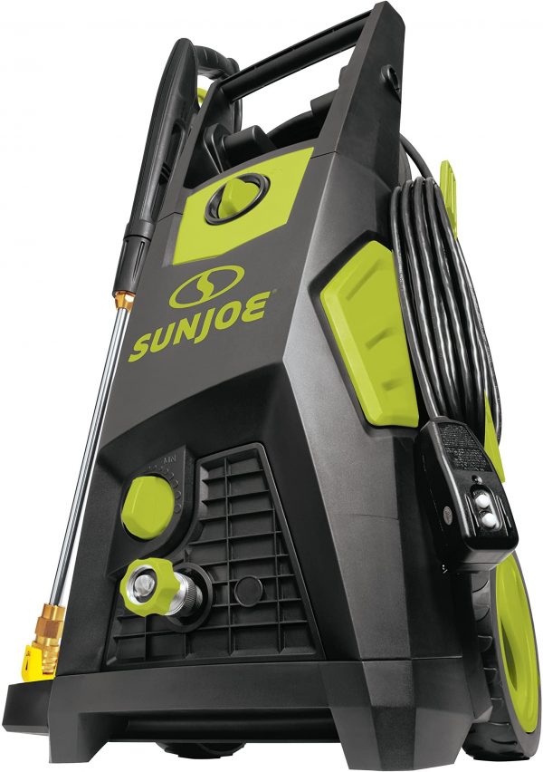 Sun Joe SPX3500 2300 Max Psi 1.48 Gpm Brushless Induction Electric Pressure Washer w Brass Hose Connector