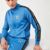selling asymmetric logo tracksuit top blue 5efb31436c9d2