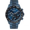 selling boss hero sport lux blue sunray chronograph dial blue ip stainless steel bracelet mens watch 5efae1463cdbb