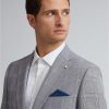selling check slim fit suit jacket grey 5efb338399165
