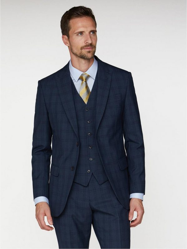 selling check soho suit jacket in modern regular fit blue 5efb339c658f5