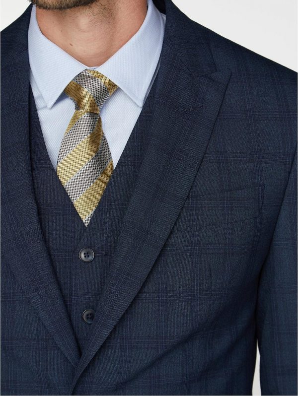 selling check soho suit jacket in modern regular fit blue 5efb339fe16f2