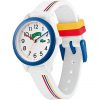 selling childrens white stripe silicone strap 32mm dial watch 5efae29d9a1e8