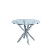 selling chopstick 100cm round glass table clear 5efacea809554