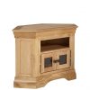 selling constance oak ready assembled corner tv unit fits up to 50 inch tv 5efadc164fe15