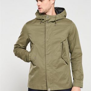 selling cropped parka khaki 5efb330af1ab5