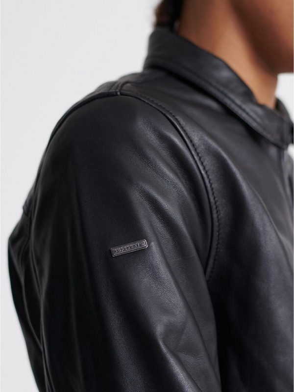 selling curtis light leather jacket black 5efb3252bb5ae