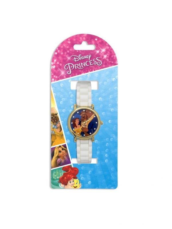 selling disney princess beauty and the beast white strap watch 5efae2801843f
