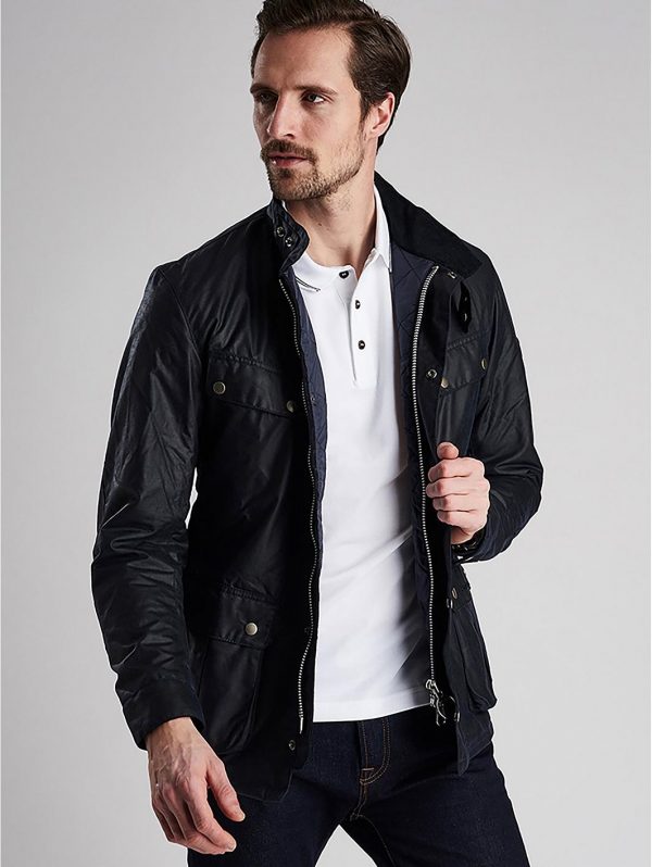selling duke wax jacket navy 5efb33e765a4a