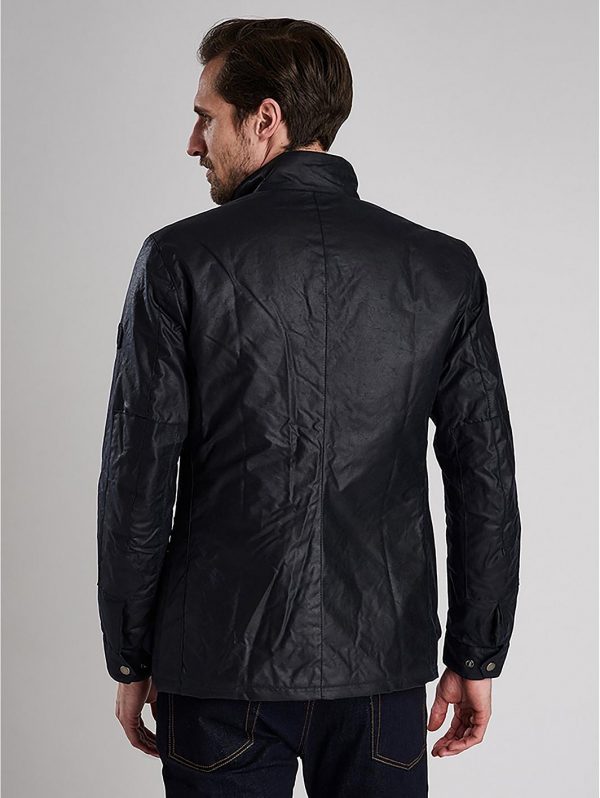 selling duke wax jacket navy 5efb33e82aa14