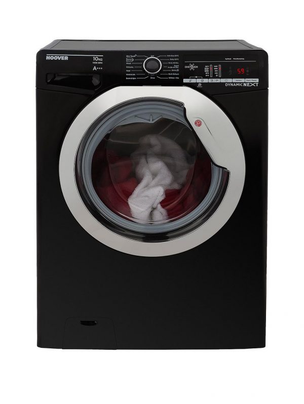 selling dynamic next dxoa410c3b 10kg load 1400 spin washing machine with one touch black chrome 5efacca189d06