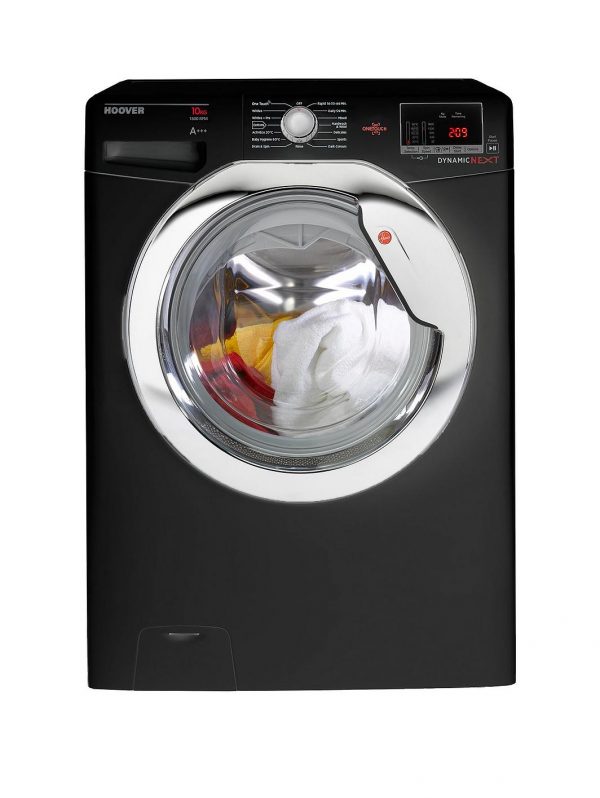 selling dynamic next dxoa610hcb 10kg load 1600 spin washing machine with one touch black chrome 5efacd137f2cd