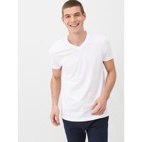 selling essentials v neck t shirt white 5ef9dcf39f667