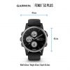 selling fenix 5s plus compact multisport watch with music maps and garmin pay silver with black band 5efae15708e45