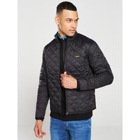 selling gear quilted jacket black 5efb305705369