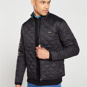 selling gear quilted jacket black 5efb305c71fd1