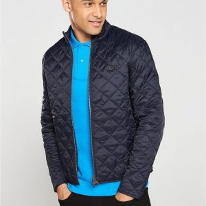 selling gear quilted jacket navy 5efb326637052
