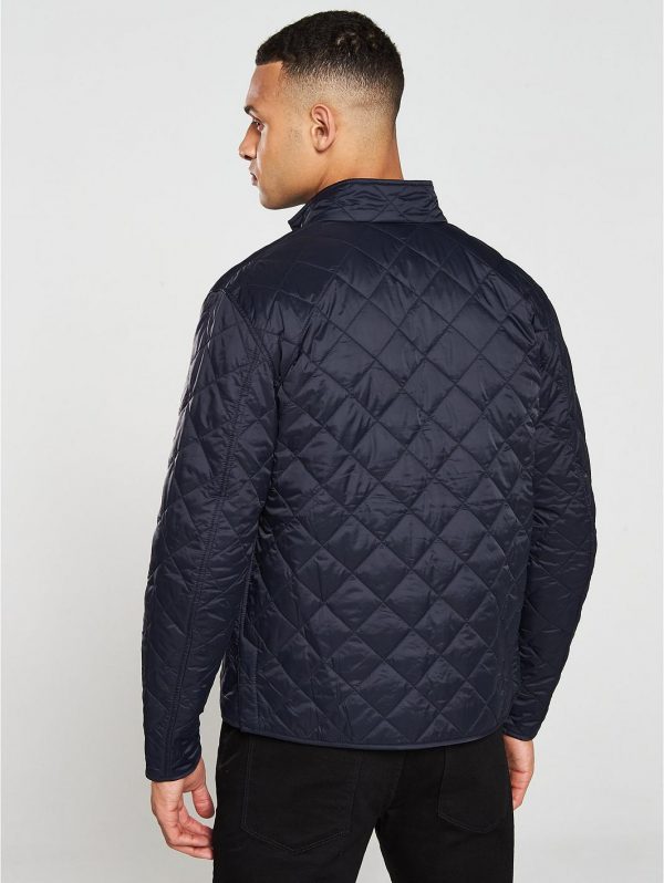 selling gear quilted jacket navy 5efb326831926