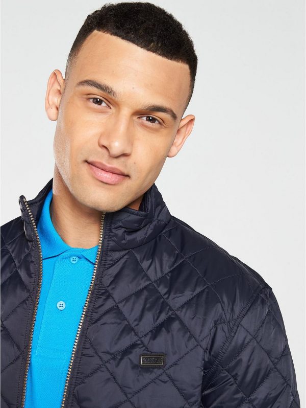 selling gear quilted jacket navy 5efb326c25af6