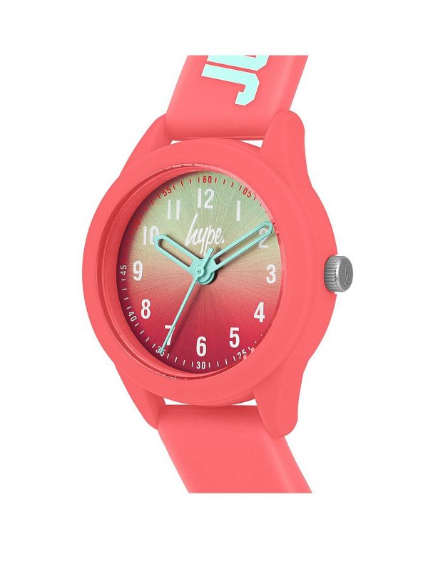 selling hype blue pink ombre dial pink just hype printed silicone strap kids watch 5efae2b987181