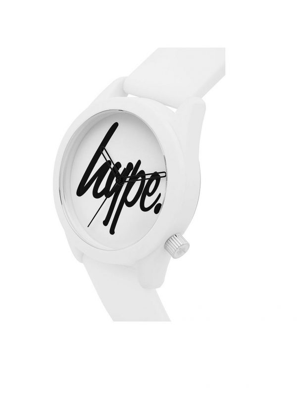 selling hype white and black hype dial white silicone strap kids watch 5efae33d9a4e6