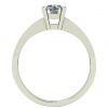 selling lady lynsey 9ct gold 1ct total round brilliant moissanite solitaire ring with stone set shoulders 5ef9bf415f81c