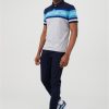 selling malibu stripe polo shirt navy 5ef9dc906c5c4