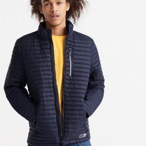 selling micro quilt packaway fuji jacket navy 5efb369493528