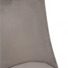 selling pair of alice velvet dining chairs grey chrome 5efada124fc3f