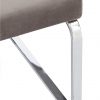 selling pair of alice velvet dining chairs grey chrome 5efada130e241