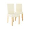 selling pair of lucca faux leather dining chairs 5efad9dc30faa