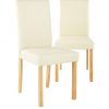 selling pair of lucca faux leather dining chairs 5efad9df68ad8