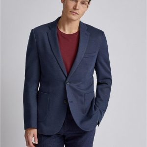selling pique blazer navy 5efb349874322