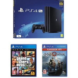 selling ps4 pro with grand theft auto v god of war and optional extras 1tb console 5efb0ac96e6e2