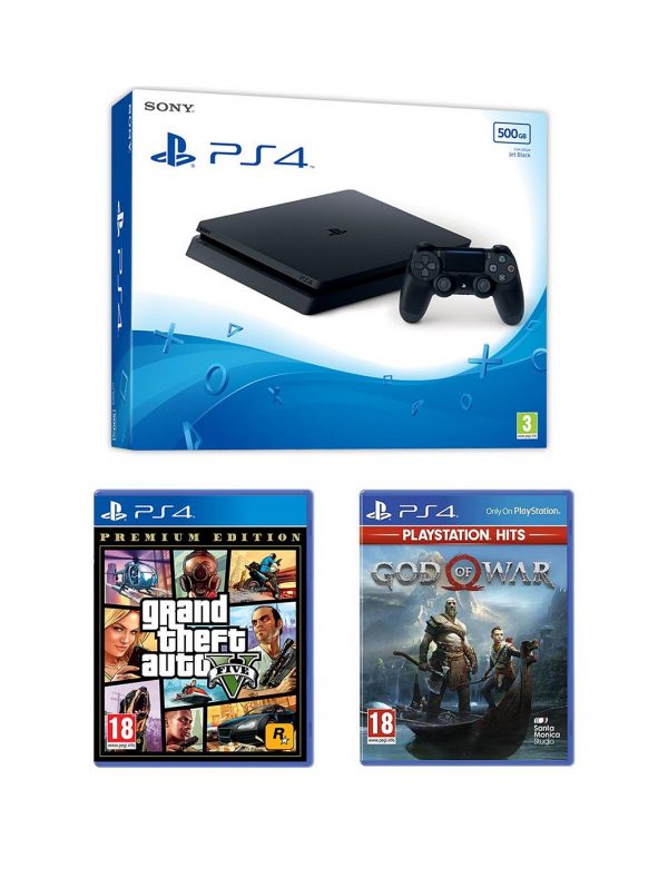selling ps4 with grand theft auto v god of war and optional extras 500gb console 5efb0b2595f75
