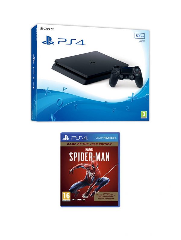 selling ps4 with marvels spider man game of the year edition and optional extras 500gb console 5efb0aea97dbb