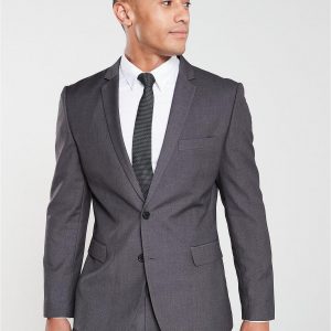 selling slim suit jacket grey 5efb2ef02dc4e