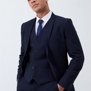 selling slim suit jacket navy 5efb2fa835ab8