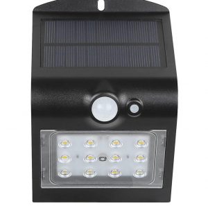 selling solar guardian pir wall light black ip65 1 5w 220lm 4000k 5efadf4705430