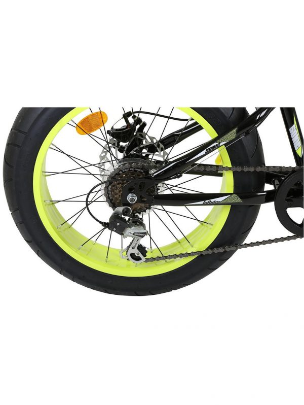 selling sonic fatbike 20 inch 6 speed black yellow 5efb0c6d3ad5e
