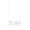 selling sterling silver personalised script name necklace on adjustable curb chain 5ef9bf6692373