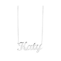 selling sterling silver personalised script name necklace on adjustable curb chain 5ef9bf6692373