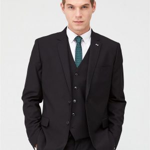 selling stretch regular suit jacket black 5efb2f01da101