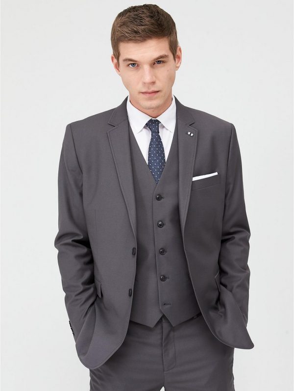 selling stretch regular suit jacket grey 5efb34aa2a0ee
