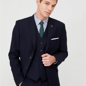 selling stretch regular suit jacket navy 5efb348649c4c