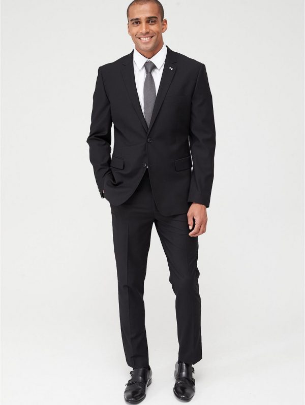 selling stretch slim suit jacket black 5efb2f7772c1a