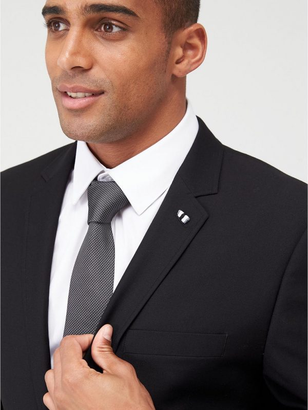 selling stretch slim suit jacket black 5efb2f7837c5e