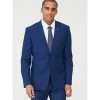 selling stretch slim suit jacket blue 5efb2f7d6934f