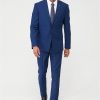 selling stretch slim suit jacket blue 5efb2f8593968