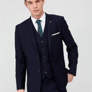 selling stretch slim suit jacket navy 5efb371b5514a